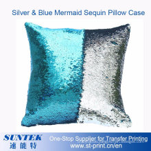 Mermaid Sequin Pillow Case Cushion Cover for Sublimation Printing